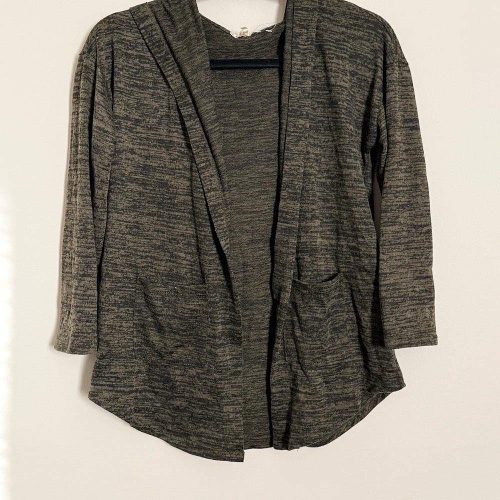 Girls Soprano Olive Hooded Cardigan XL 16